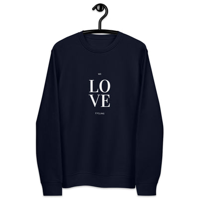 Unisex eco sweatshirt WE LOVE CYCLING