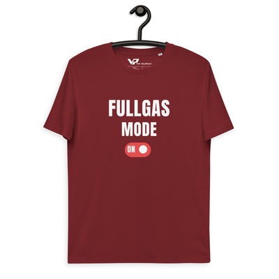 Unisex organic cotton t-shirt FULLGAS MODE ON