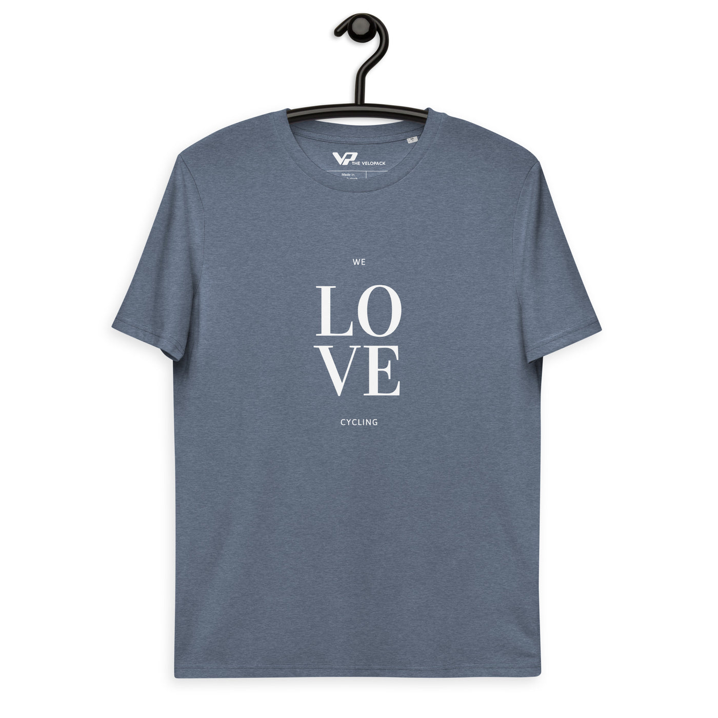 Unisex organic cotton t-shirt WE LOVE CYCLING