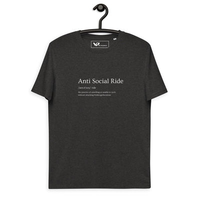 Anti Social Ride Unisex organic cotton t-shirt