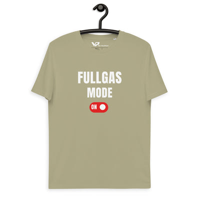 Unisex organic cotton t-shirt FULLGAS MODE ON