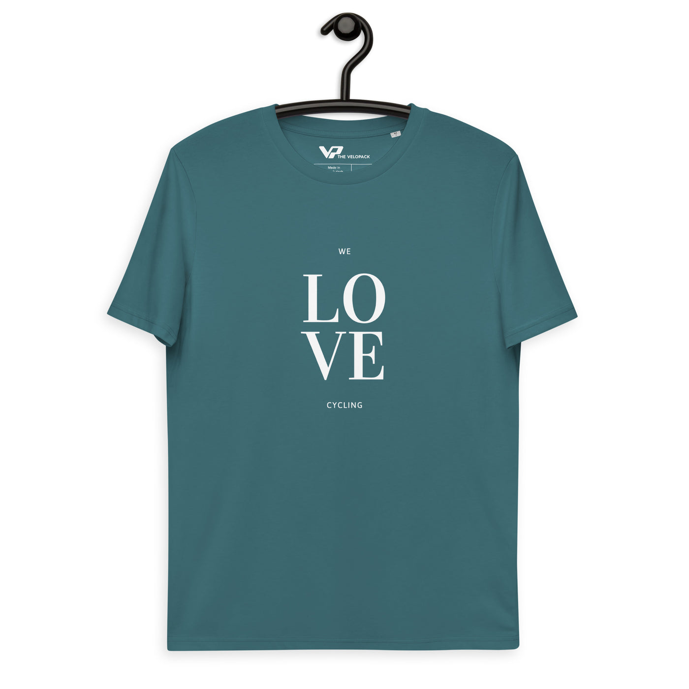 Unisex organic cotton t-shirt WE LOVE CYCLING